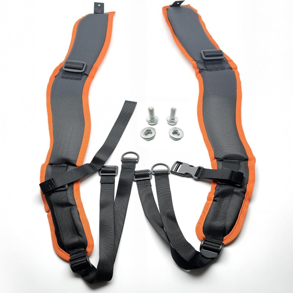 Gardening Tools Screwfix - 調整可能なブロワーハーネスショルダーストラップキットナイロン BR800 BR800x リーフブロワー用固定ネジ付きガーデンパワーツールアクセサリー