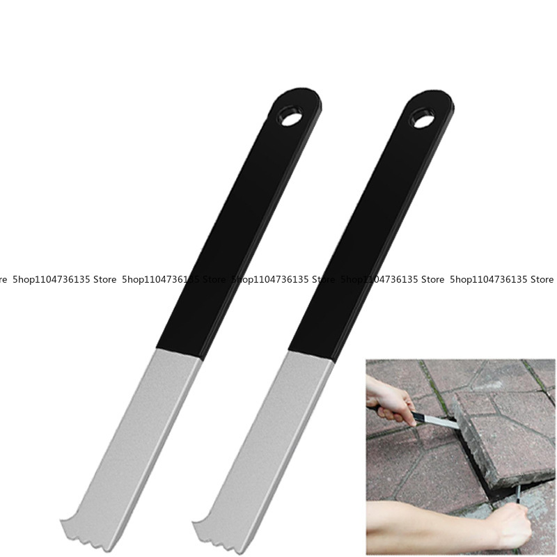Gardening Tools Drawing - 舗装用描画ツール、マイクロ歯付きジョイントスクレーパー付き舗装レンガ抽出器、庭の舗装レンガ交換用