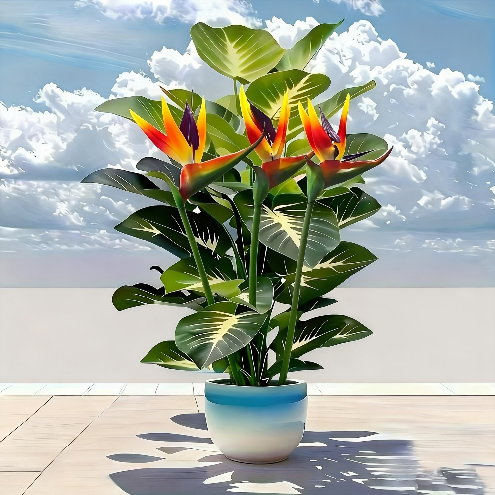 Gardening Tools Store - 人工の極楽鳥花とポトスの植物、庭園、ショッピングセンター、ホテル、オフィス、住宅、結婚式などの屋外装飾に