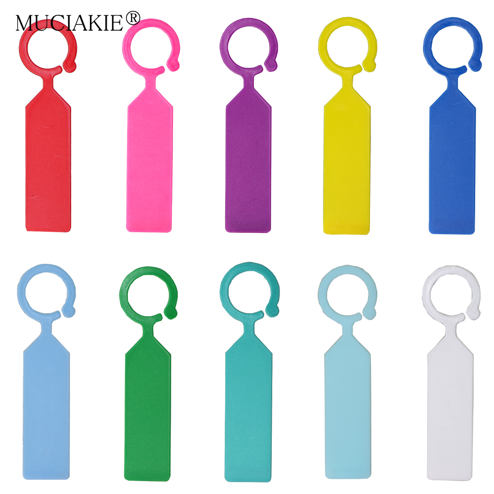 Plant Label Tags - Humiakie-プラスチック製の吊り下げラベル,50個,庭の植木鉢用,耐久性,耐水性,厚手のフック,木の装飾ツール