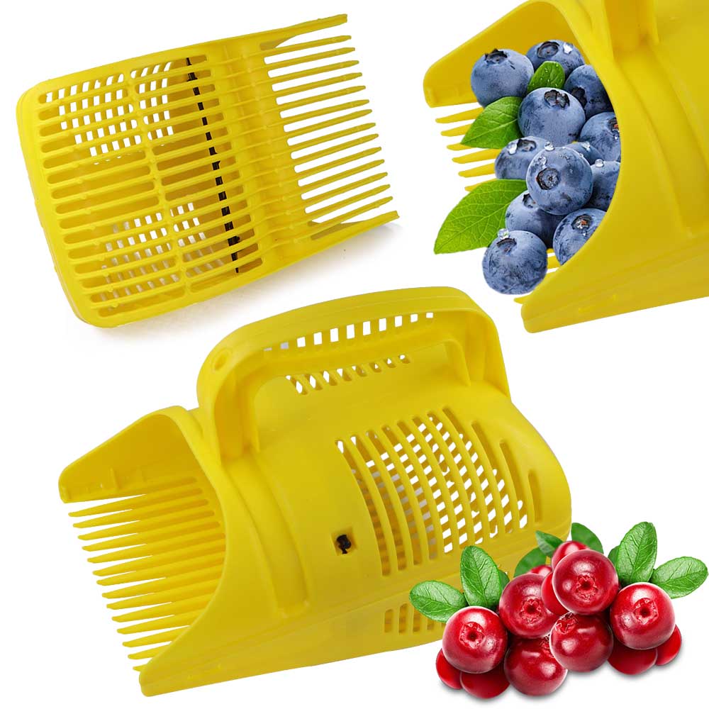 Gardening Tools Sale - 1pc ハンドヘルドポータブルベリーブルーベリーピッカープラスチック櫛熊手ピッキングコレクションフルーツ収集スクープファーム果樹園ハーベスター