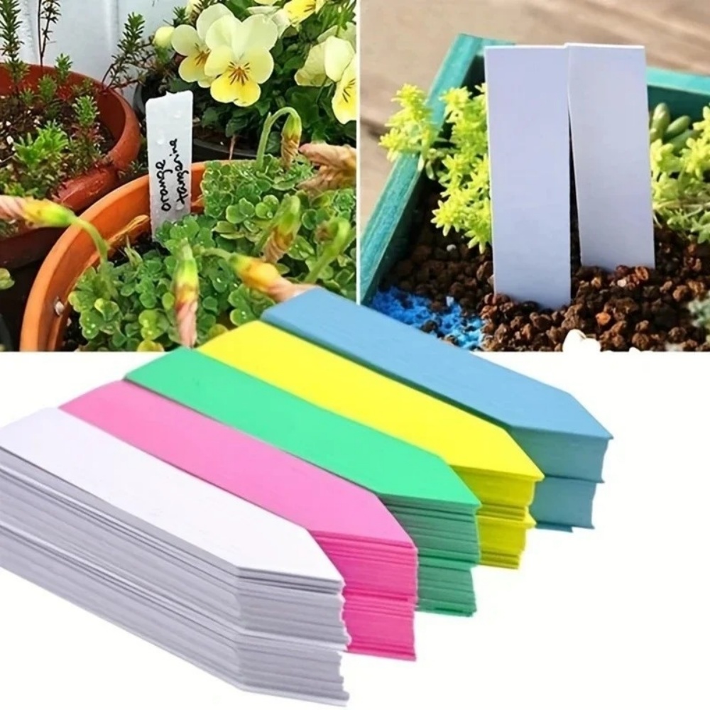 100 個植物ラベル植物アクセサリー植木鉢プラスチック植物タ - Plant Label Tags のレビューと価格