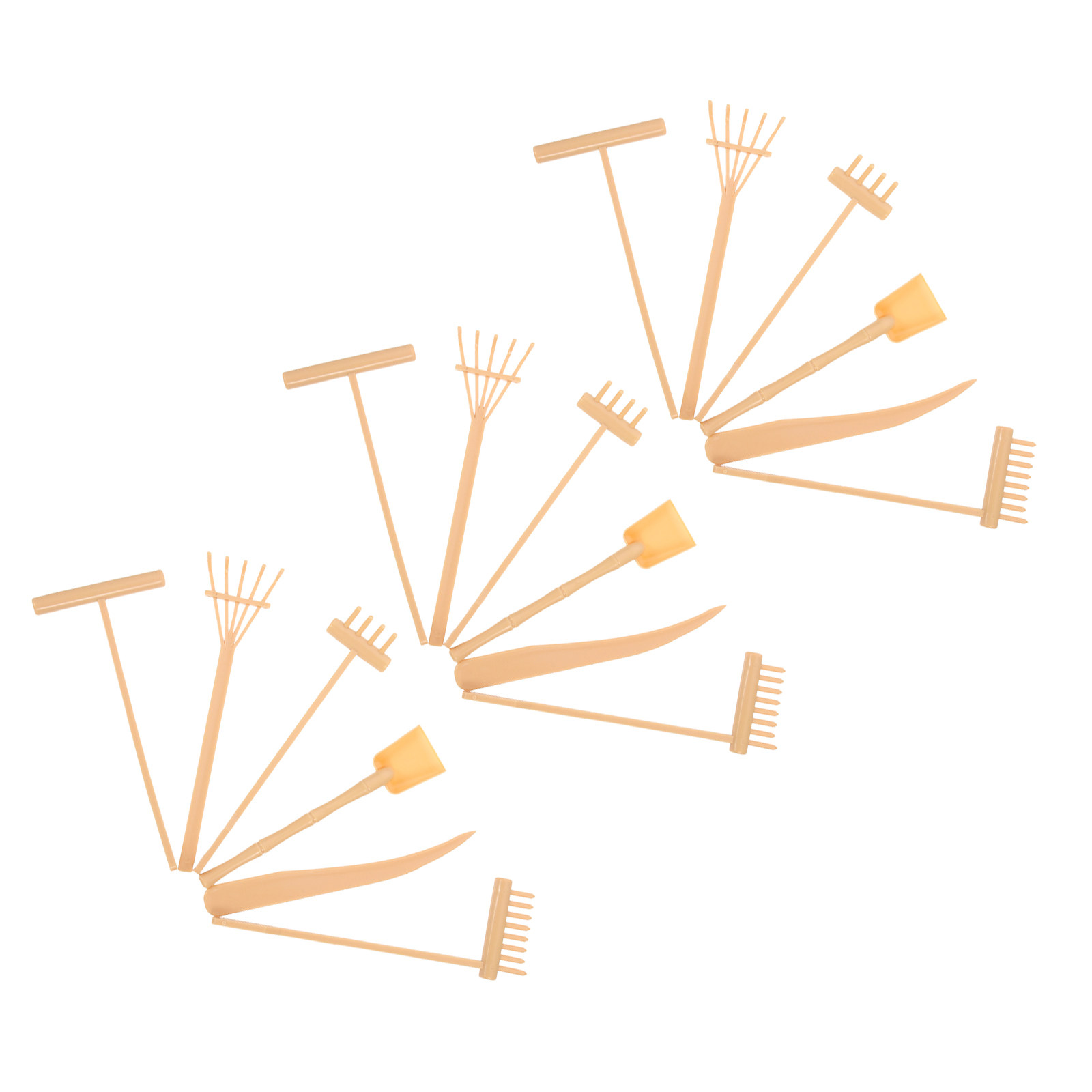 3個セット 禅サンドガーデン用ミニチュア芸術的熊手 デスクト - Gardening Tools Drawing のレビューと価格
