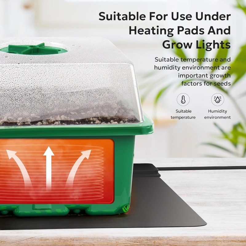 10 個の苗トレイ種子スターターキットミニプロパゲーター植物 - Propagation Tray Dome のレビューと価格