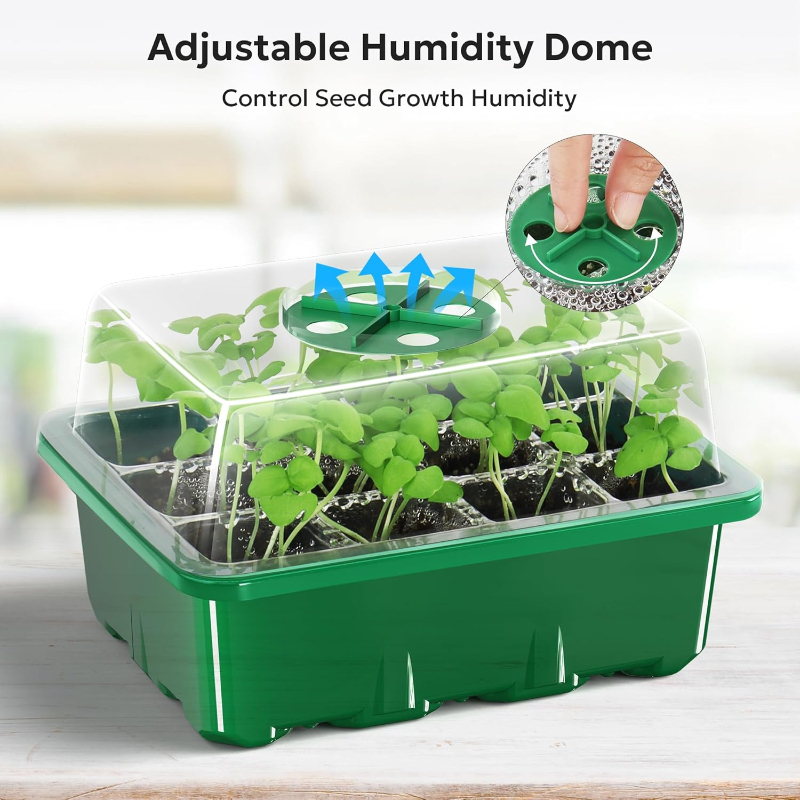 10 個の苗トレイ種子スターターキットミニプロパゲーター植物 - Propagation Tray Dome のレビューと価格