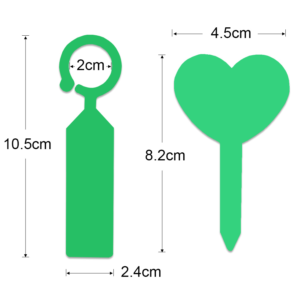 30-50 個ガーデンプラスチックハンギングリングラベル植物 - Plant Label Tags のレビューと価格