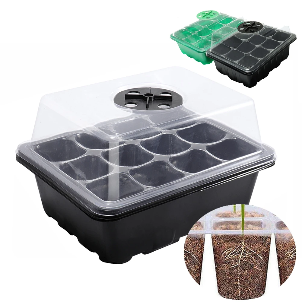湿度ドーム付きミニ温室シードスタータートレイ、多肉植物用発芽 - Propagation Tray Dome のレビューと価格
