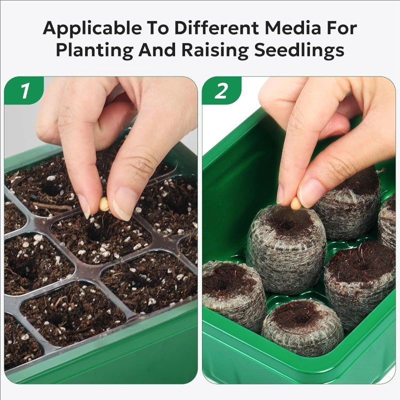 10個/5個入り 苗床トレイ 種子スターターキット ミニプロ - Propagation Tray Dome のレビューと価格