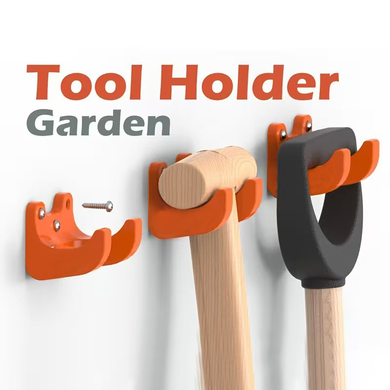 1～4個の壁掛け式ガーデンツールフック、長柄ツール用の頑丈な - Gardening Tools Screwfix のレビューと価格