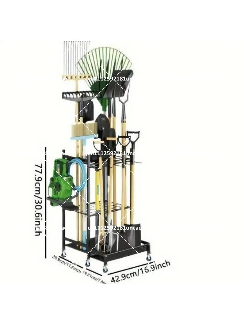 ガーデンツールオーガナイザー、熊手やシャベル用の安定したユー - Gardening Tools Organizer のレビューと価格