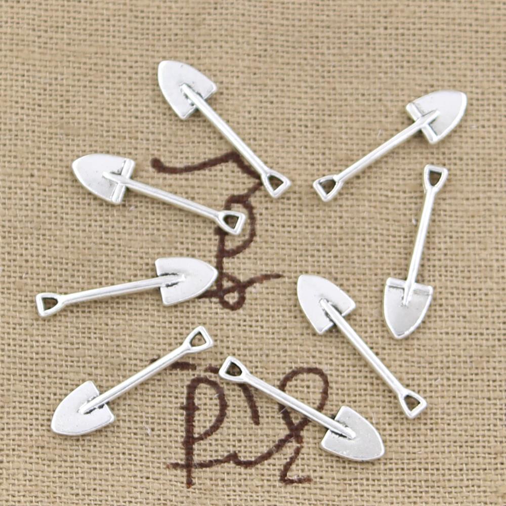 100個チャームシャベルスペード園芸19 × 5ミリメートル - Gardening Tools Sale のレビューと価格
