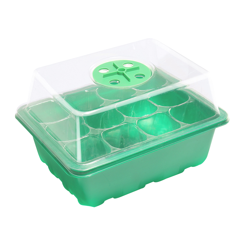 12穴種子スタータートレイ、湿度ドーム付き植物発芽スターター - Propagation Tray Dome のレビューと価格