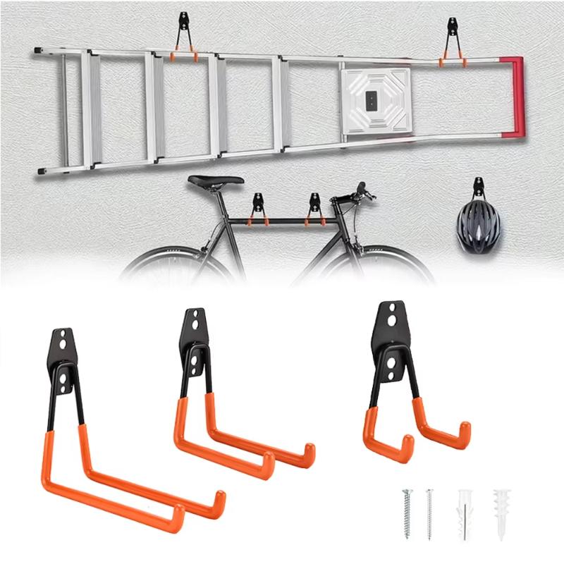N$ ヘビーデューティー壁掛け鉄製フック ガレージオーガナイ - Gardening Tools Organizer のレビューと価格