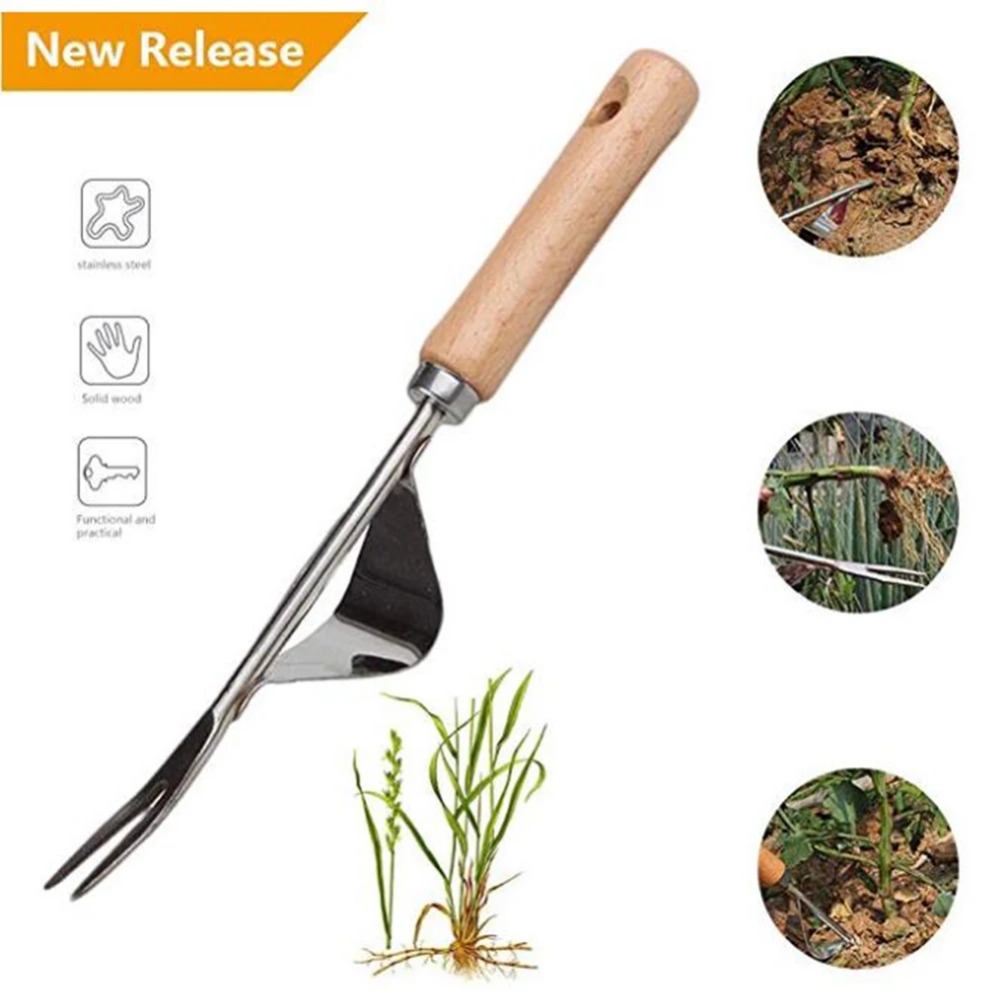 木製ハンドル付きステンレス製ガーデンピンセット,取り外し,カ - Gardening Tools Sale のレビューと価格