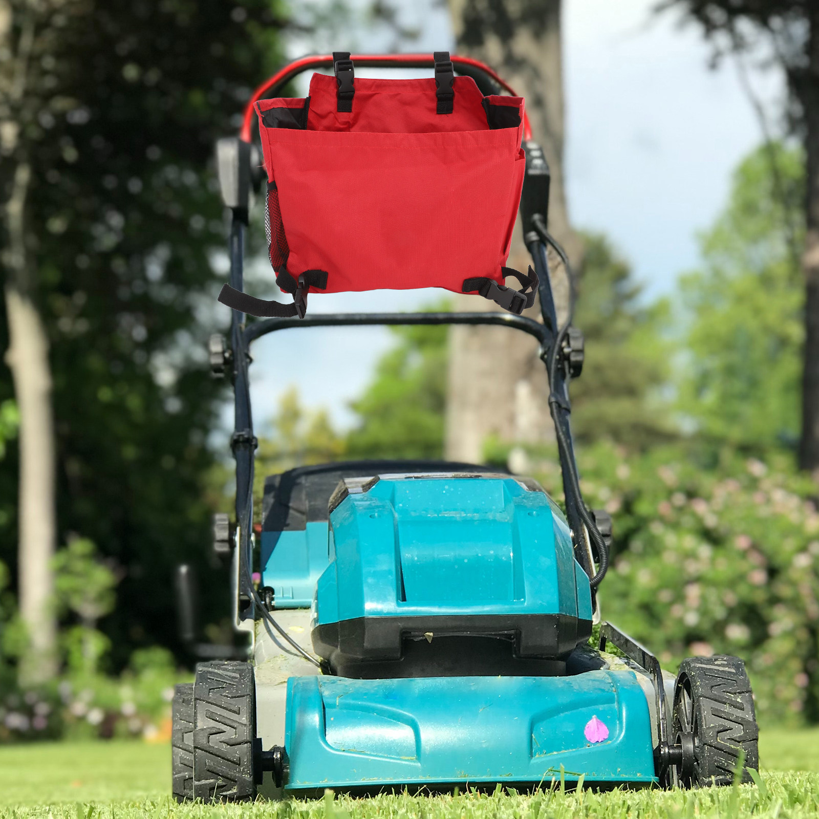 1個入り大容量芝刈り機バッグ オックスフォード生地 調節可能 - Gardening Tools Organizer のレビューと価格