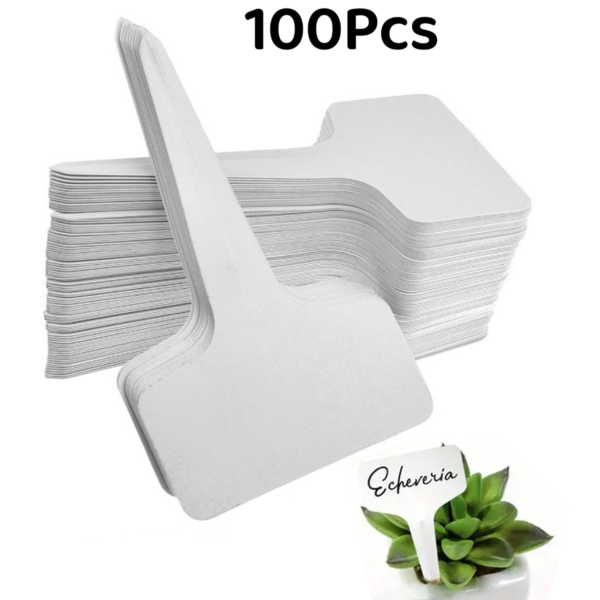 防水プラスチック植物ラベル、保育園の庭のラベル、tタイプのタ - Plant Label Tags のレビューと価格