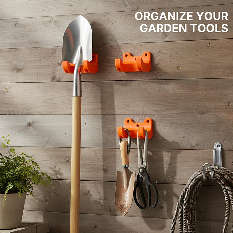 園芸用具ハンガー、ほうき/シャベル/鍬/鍬など2セット。 収 - Gardening Tools Screwfix のレビューと価格