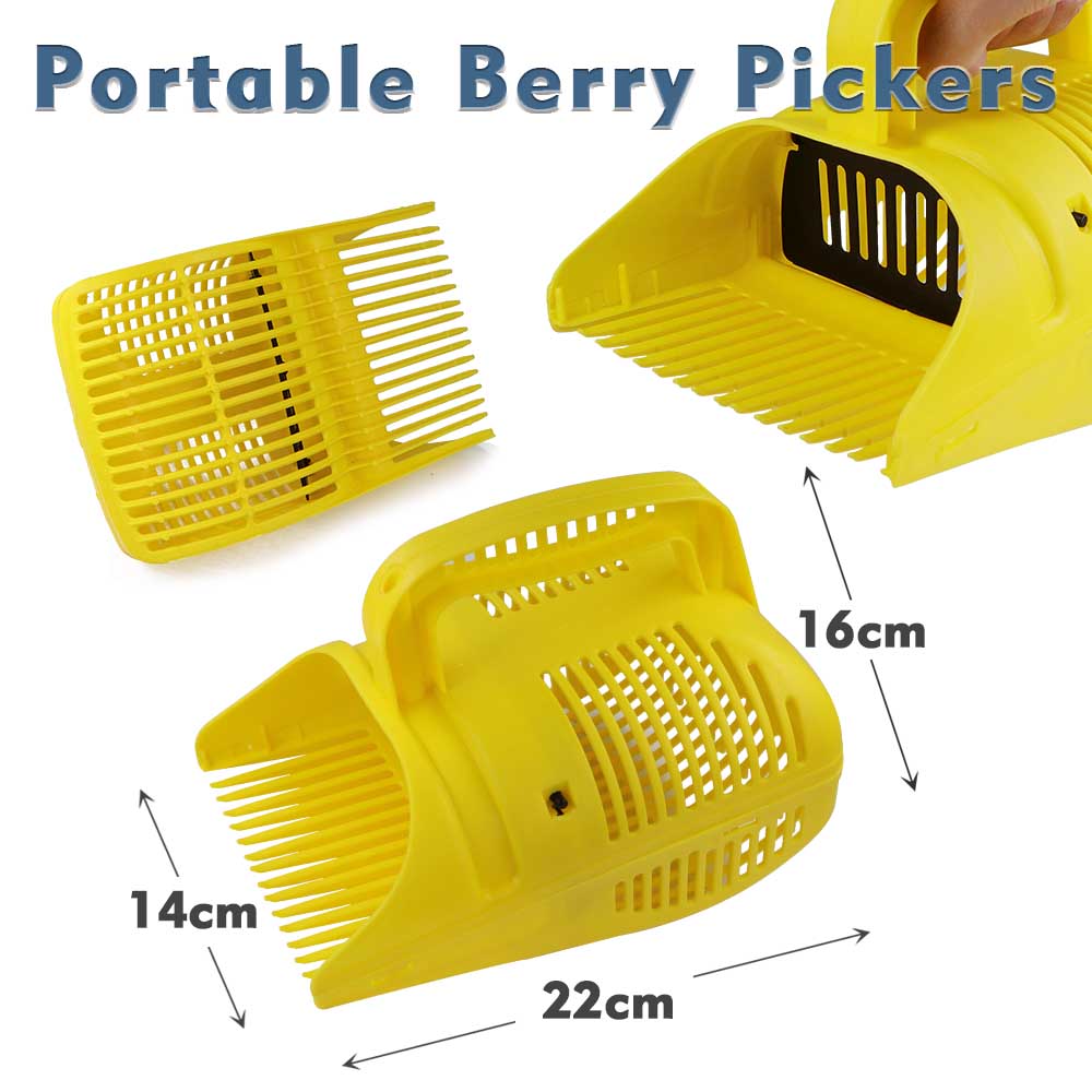 1pc ハンドヘルドポータブルベリーブルーベリーピッカープラ - Gardening Tools Sale のレビューと価格